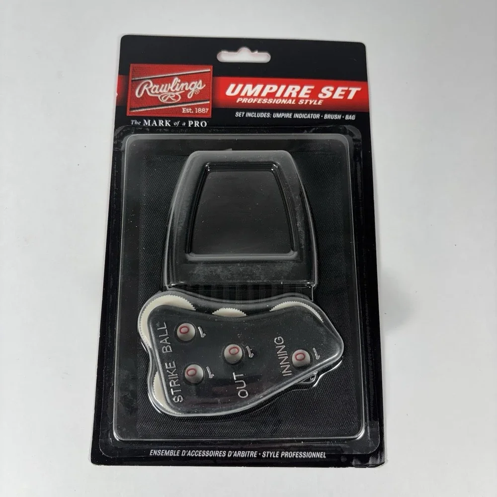 Rawlings Umpire Accessories Kit UBBD Three Piece Professional Style Umpire Set